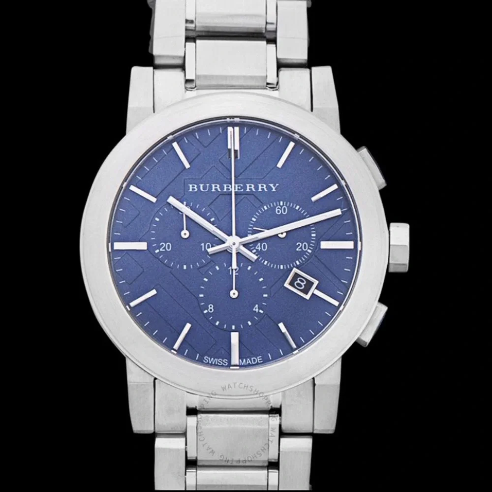 Burberry Silver Watch - The City Blue - Picture 7 of 16